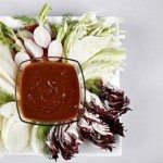 Crudite Platter with Spicy Miso Dip