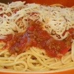 Spaghetti lasagna
