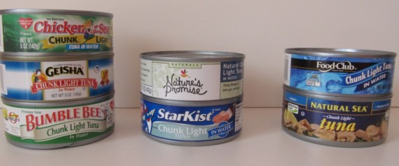 Tasters evaluate 7 brands of canned light tuna